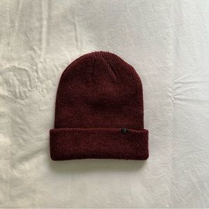 Burgundy Red prAna Beanie